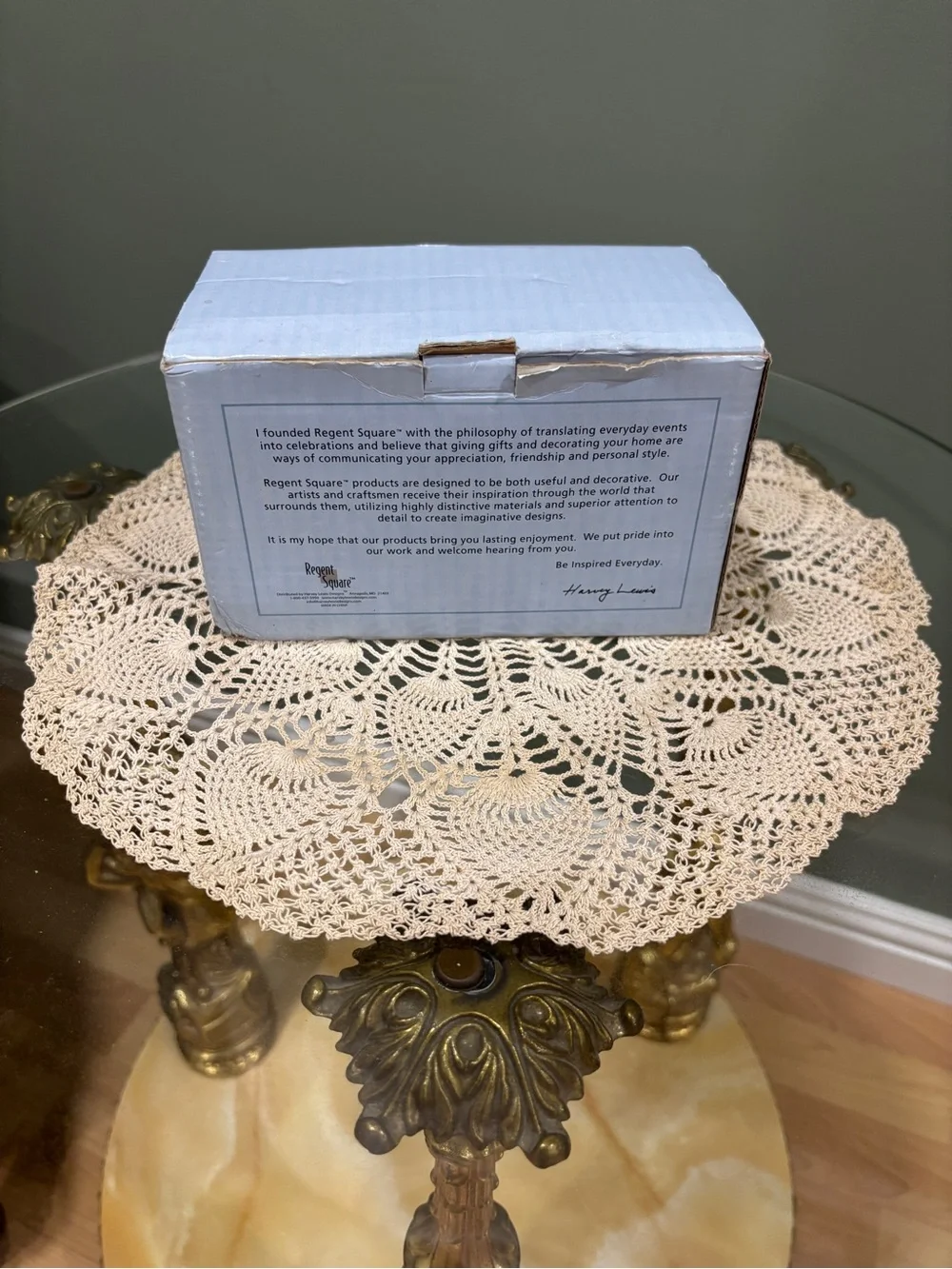Silver-Plated Iridescent Treasure Jewelry Box